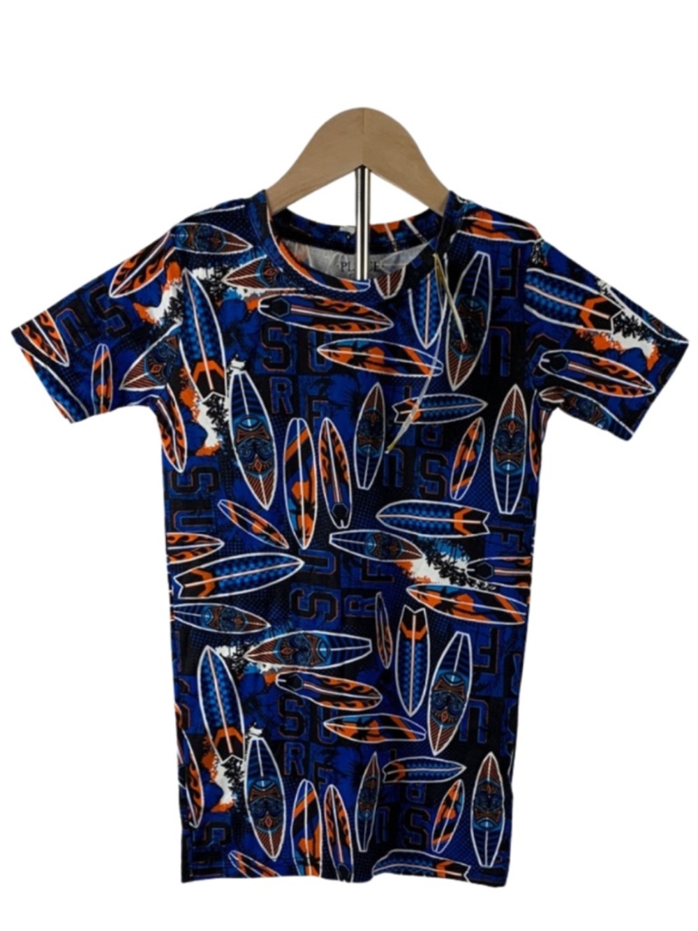 The Children's Place Surfboard Short Sleeve Tee Boy’s 12 Vacation Resortwear